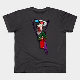 Zip Check - Scary Movie Night Kids T-Shirt